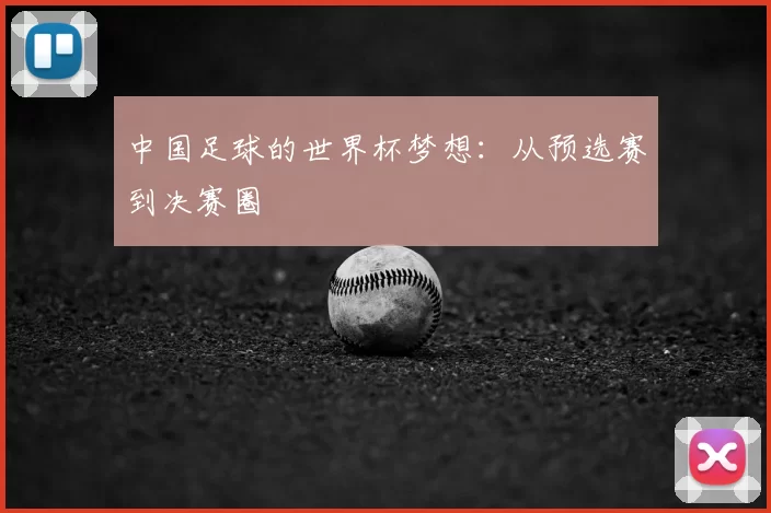 中国足球的世界杯梦想：从预选赛到决赛圈