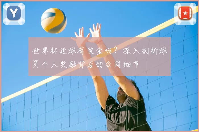 世界杯进球有奖金吗？深入剖析球员个人奖励背后的合同细节