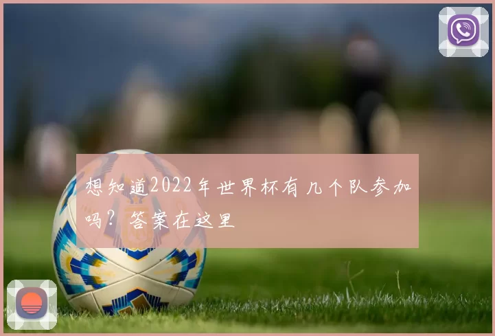 想知道2022年世界杯有几个队参加吗？答案在这里