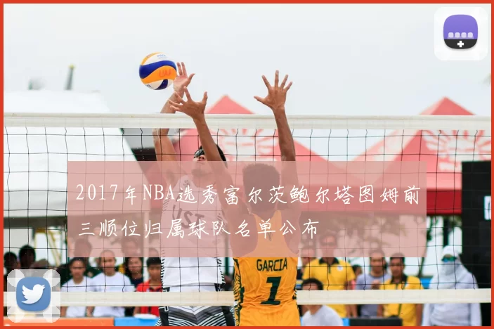 2017年NBA选秀富尔茨鲍尔塔图姆前三顺位归属球队名单公布
